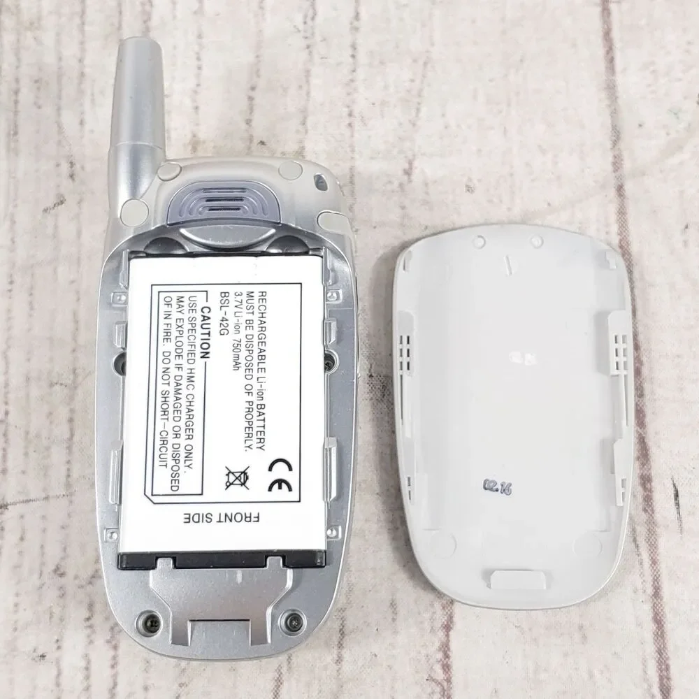 LG C2000 - Flip Phone CellPhone (Cingular) - Gray / Silver TESTED WORKING - Y2K